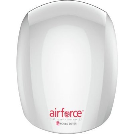 WORLD DRYER World Dryer Airforce Hand Dryer 280/230V -  White - J4-974A3